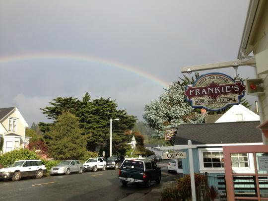 Rainbow at Frankie's Mendocino, CA